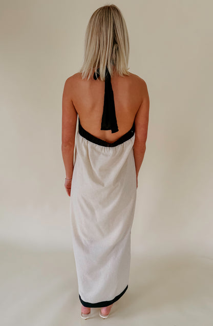PUT A HALT TO IT MIDI DRESS