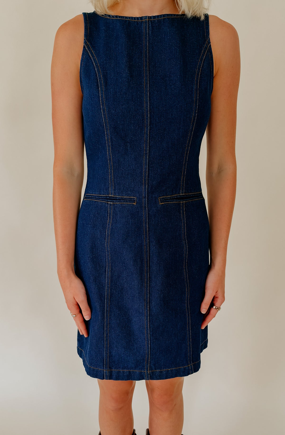 DENIM DREAMS MINI DRESS