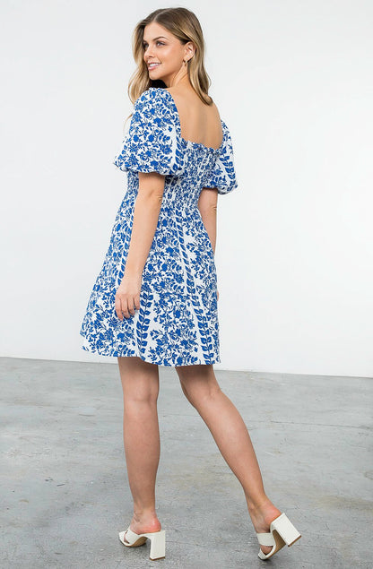 COASTAL BABE SMOCKED DRESS