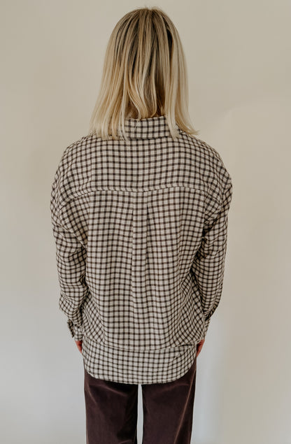 Z SUPPLY RIVER PLAID BUTTON UP