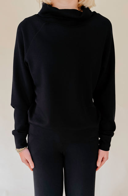 SOFTIES DREAMTECH COWL NECK WITH PLEAT PANT