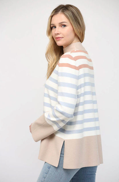 LONDON FOG STRIPED SWEATER