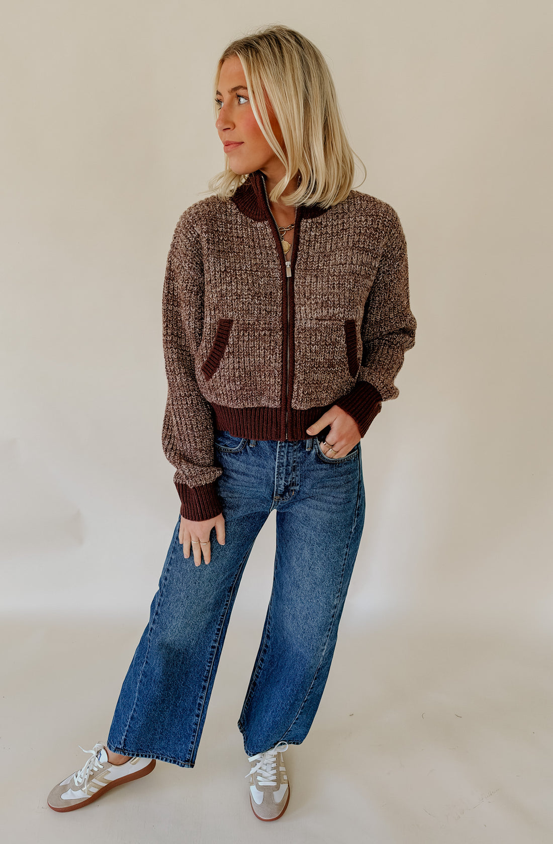 Z SUPPLY ASHFORD ZIP CARDIGAN