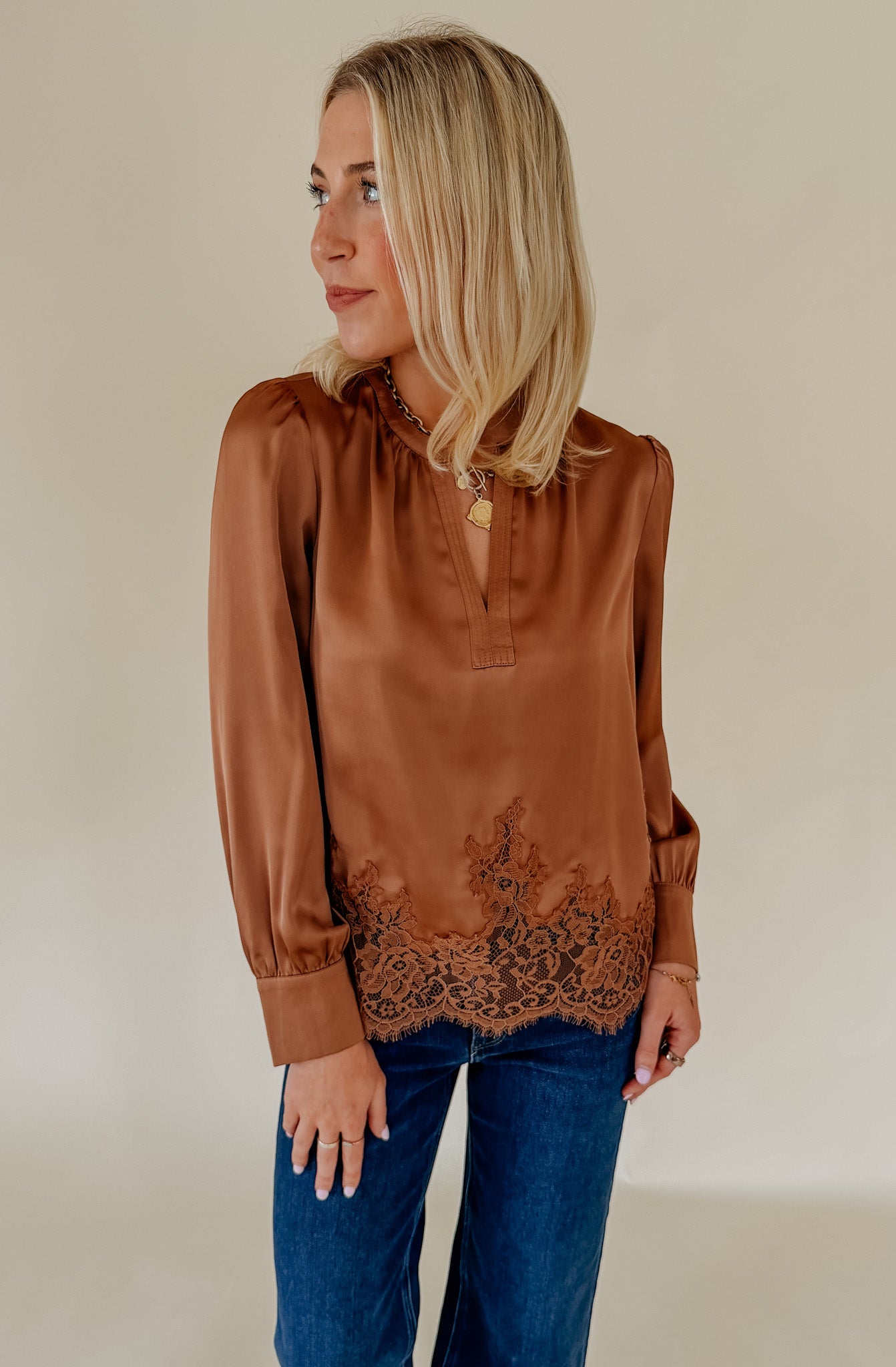 THE LACEY LACE BLOUSE
