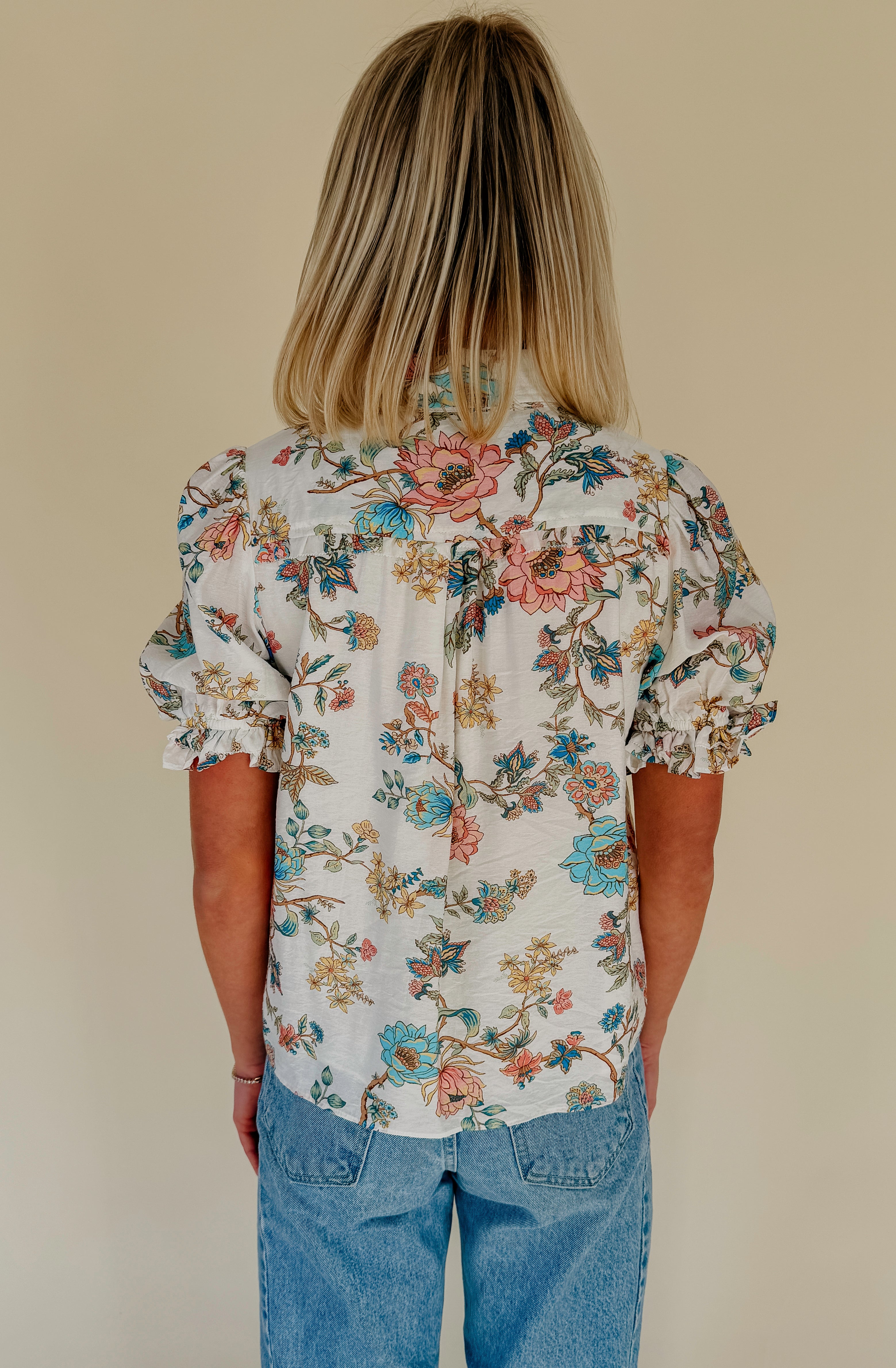 THE LYDIA FLORAL BLOUSE