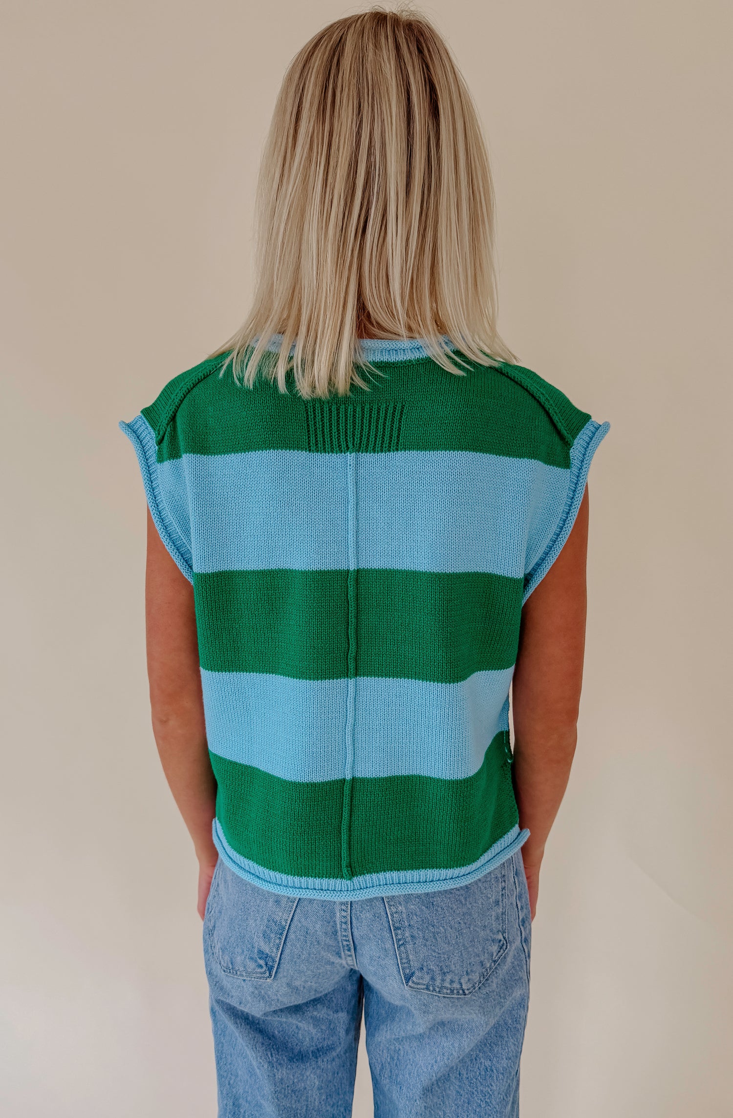 BLOCK IT OUT SWEATER TANK