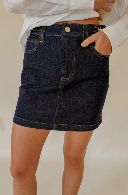 Z SUPPLY THE SOCIALITE DENIM MINI SKIRT
