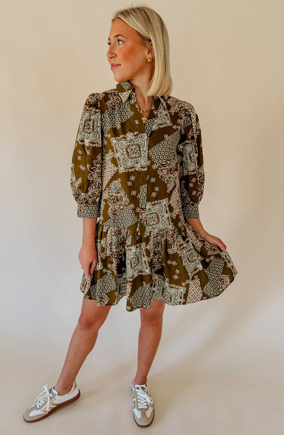 BETTER THIS WAY PRINTED DRESS