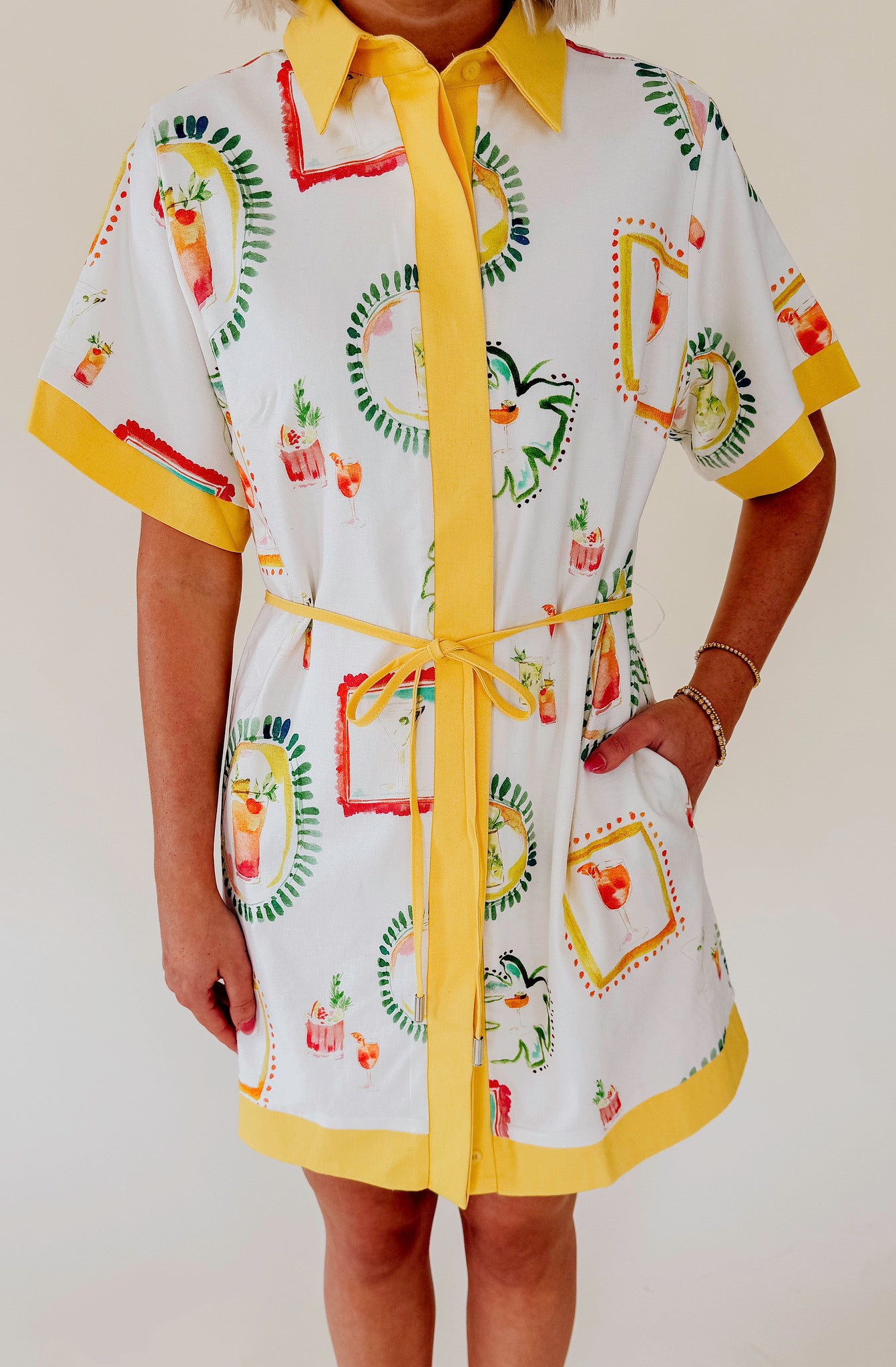 SPRITZ PLEASE SHIFT DRESS