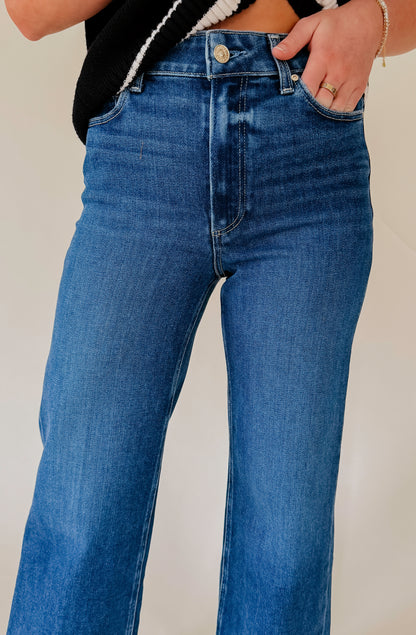 PAIGE ANESSA 31&quot; RAW HEM DENIM