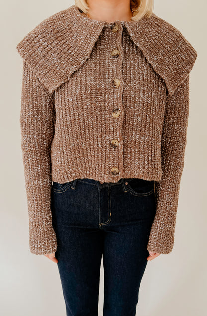 COLLAR LATER COLLARED SWEATER