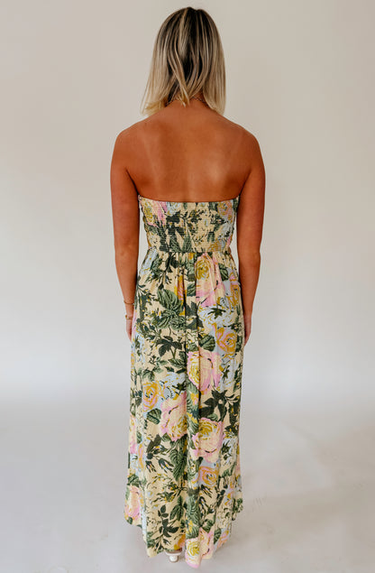 OCEAN VIEW STRAPLESS MIDI