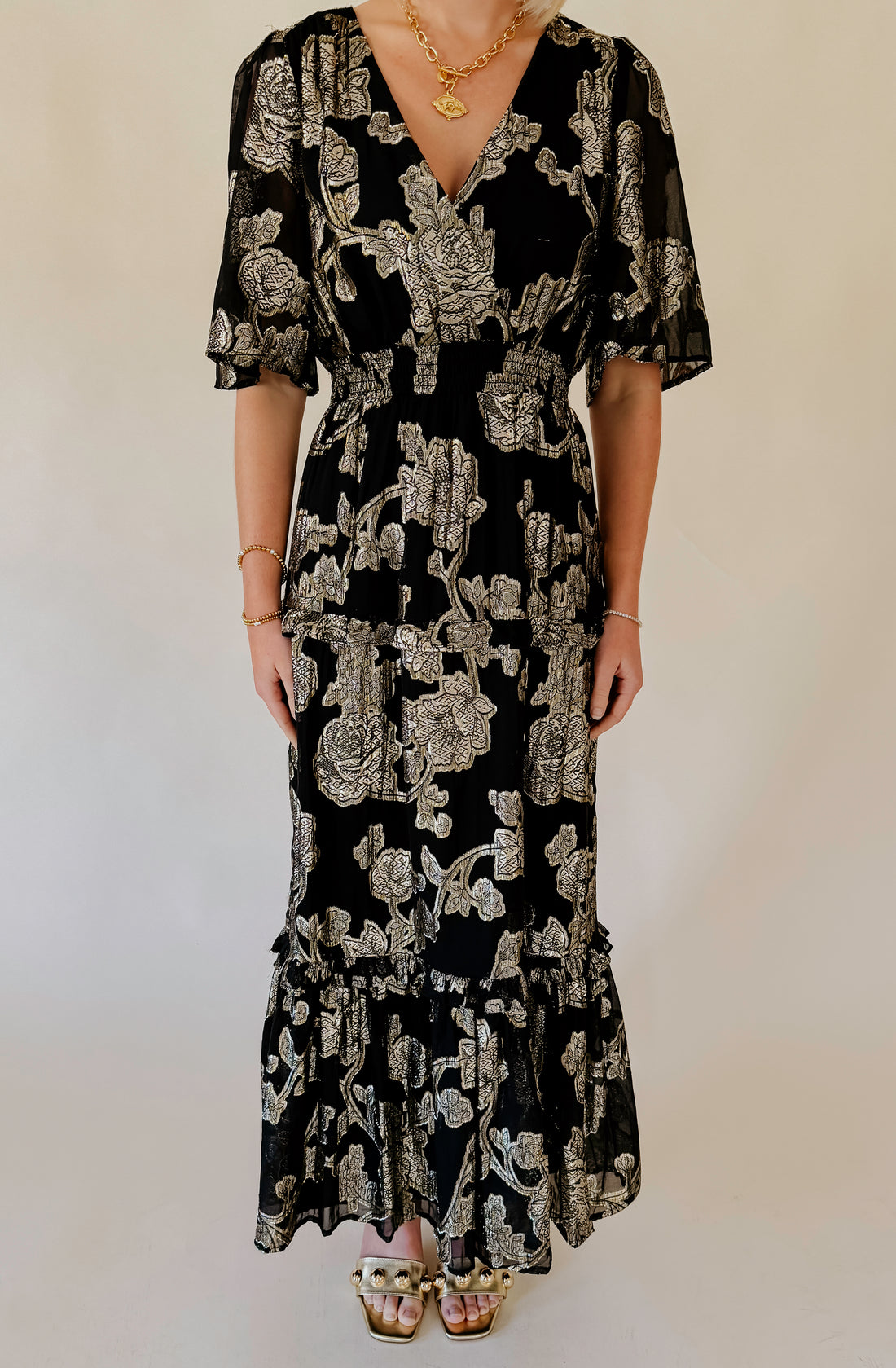 Z SUPPLY KIERA JACQUARD MAXI DRESS