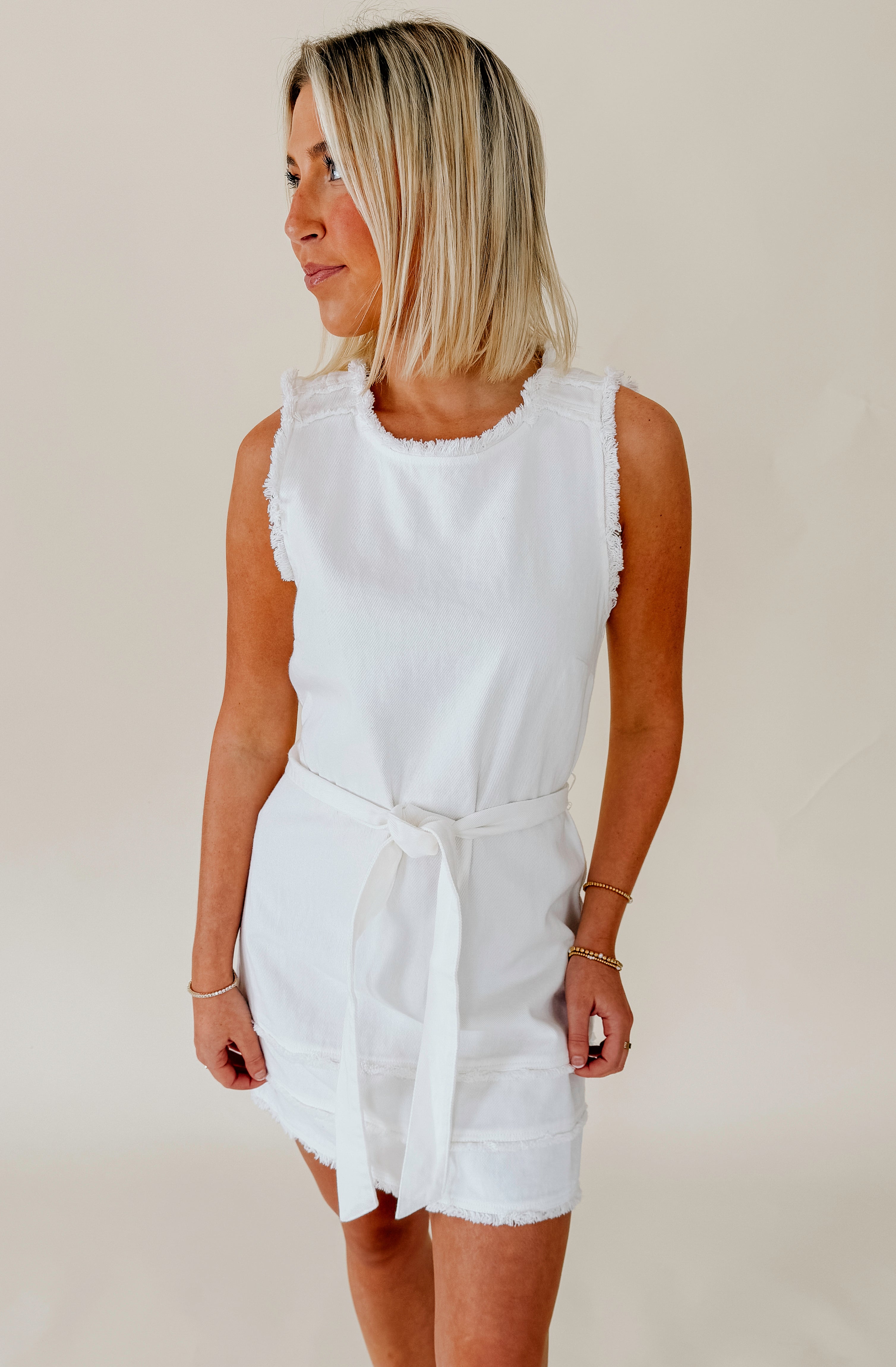 ON THE BOARDWALK DENIM DRESS