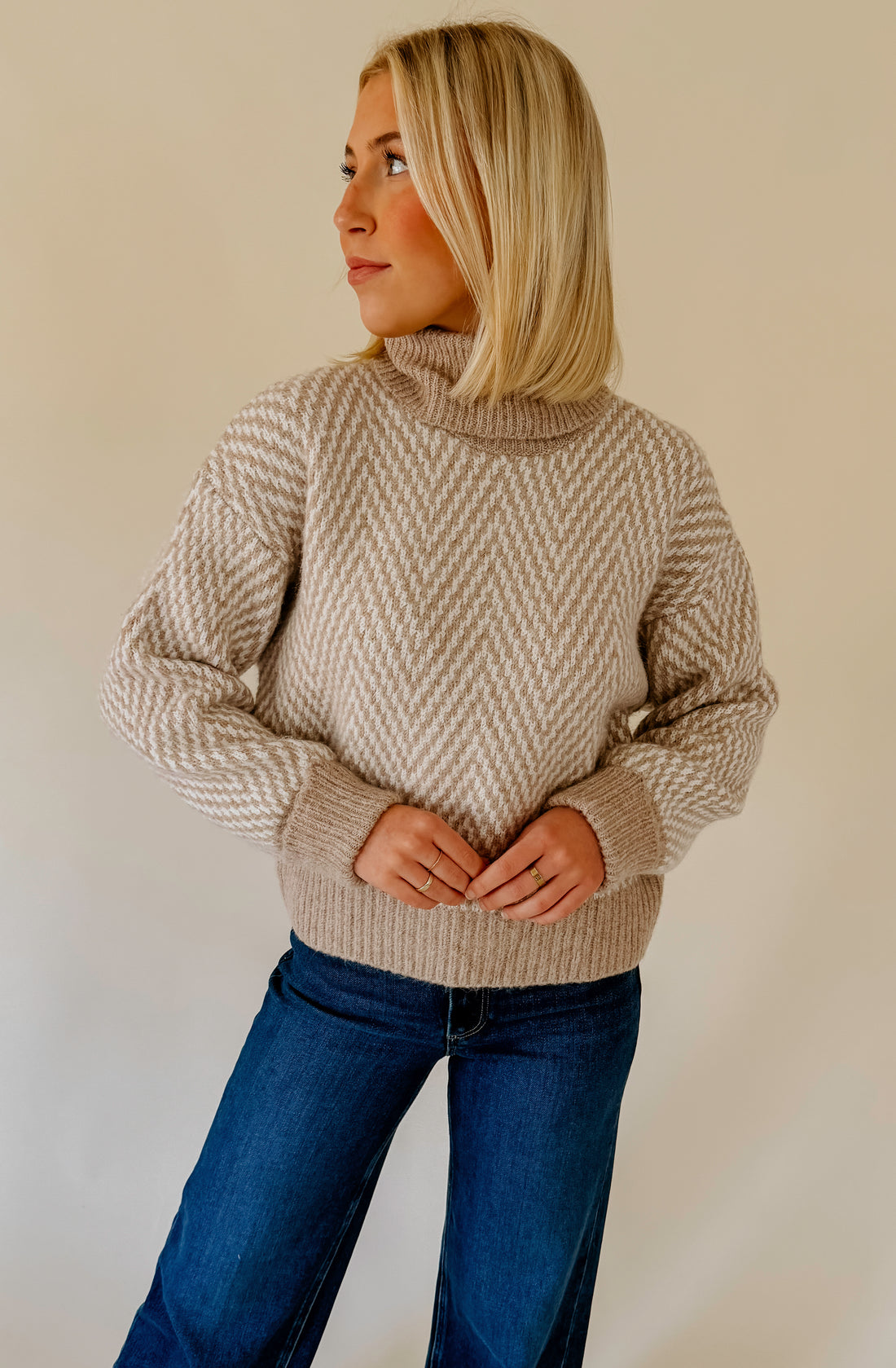 Z SUPPLY BALKAN FUNNEL NECK SWEATER