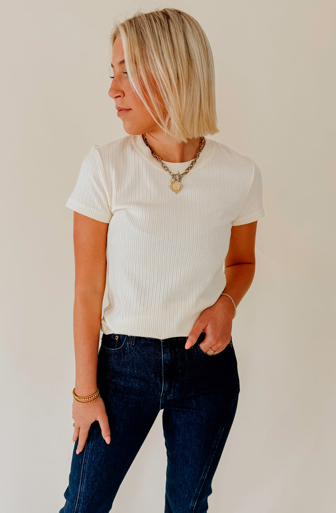 THREAD &amp; SUPPLY MINNIE SHORT SLEEVE TEE