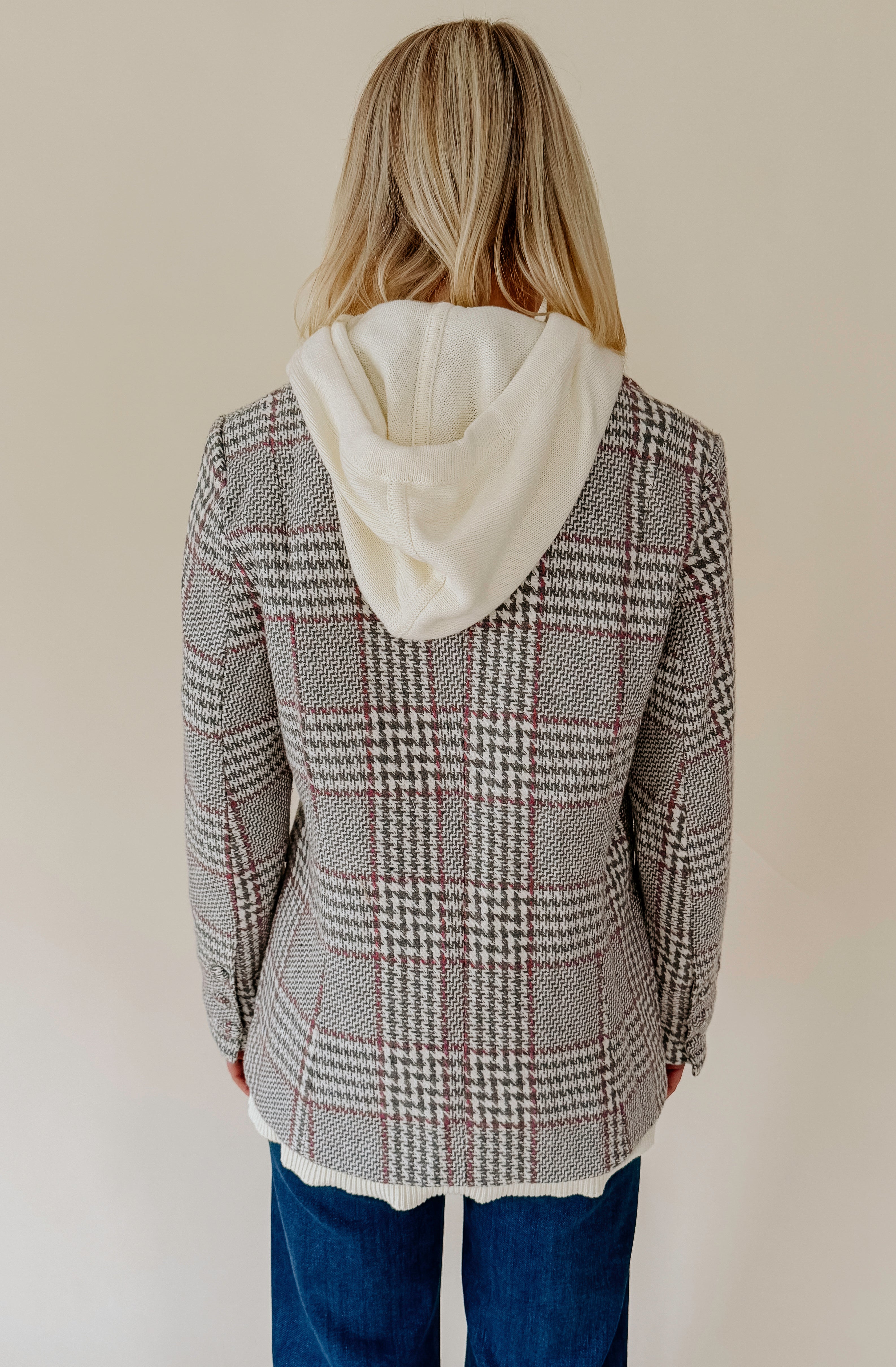 DOUBLE TROUBLE HOODIE BLAZER