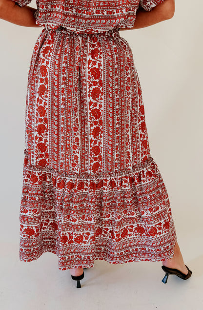 FALL FESTIVITIES MIDI SKIRT