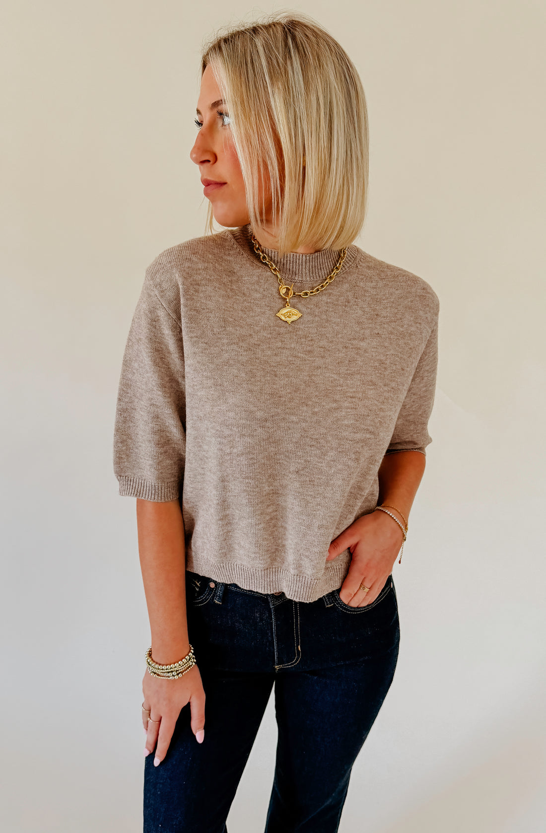 YOUR FAVORITE CREW NECK SWEATER