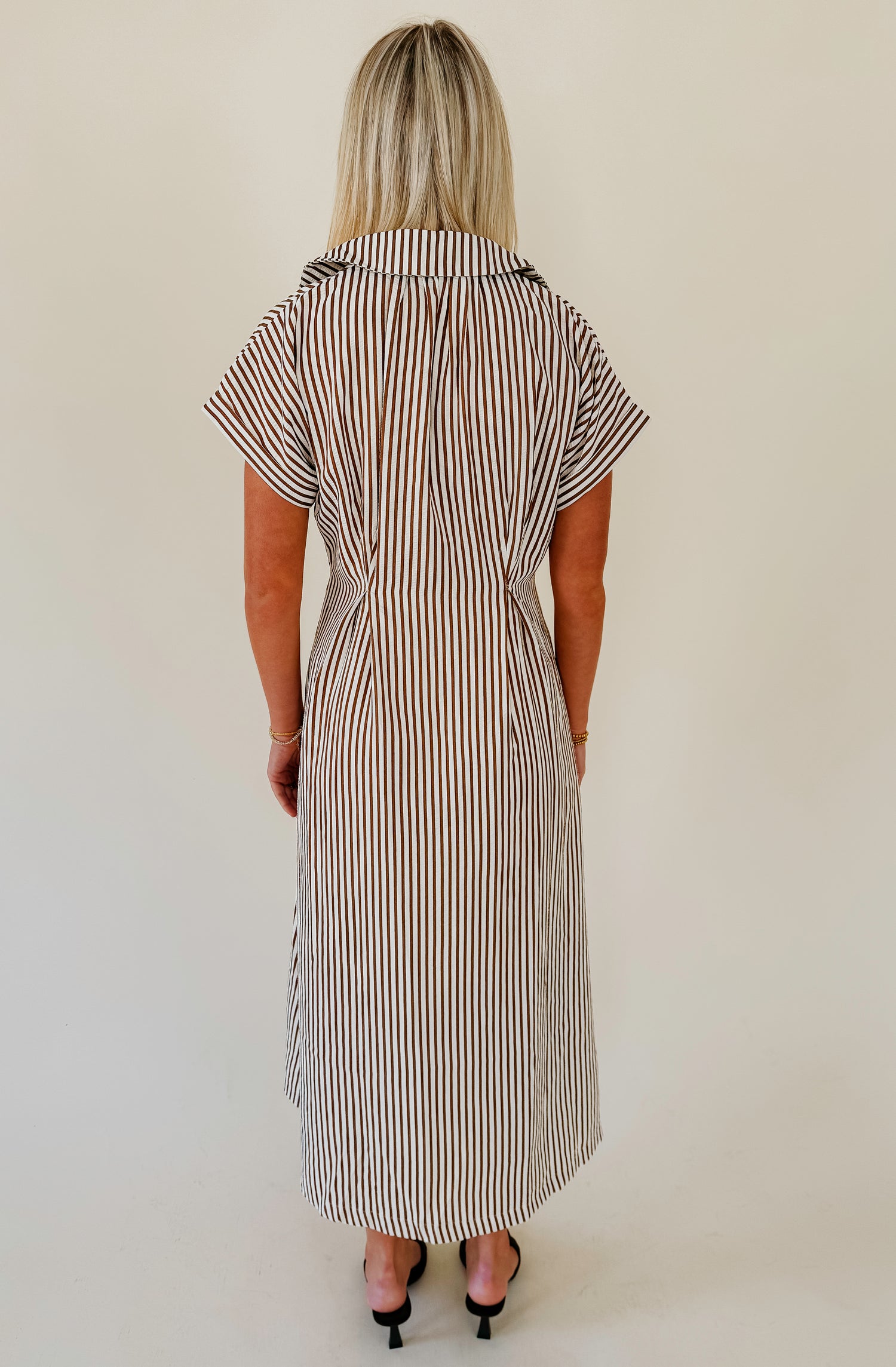 YOU NAME IT STRIPED MIDI