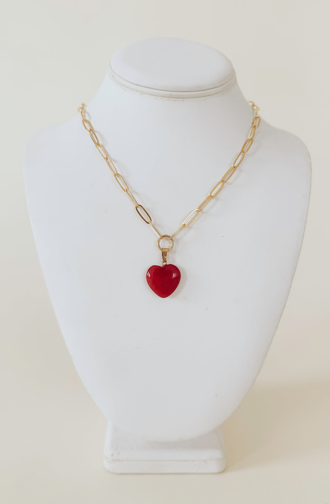 SUSAN SHAW AUDREY HEART NECKLACE