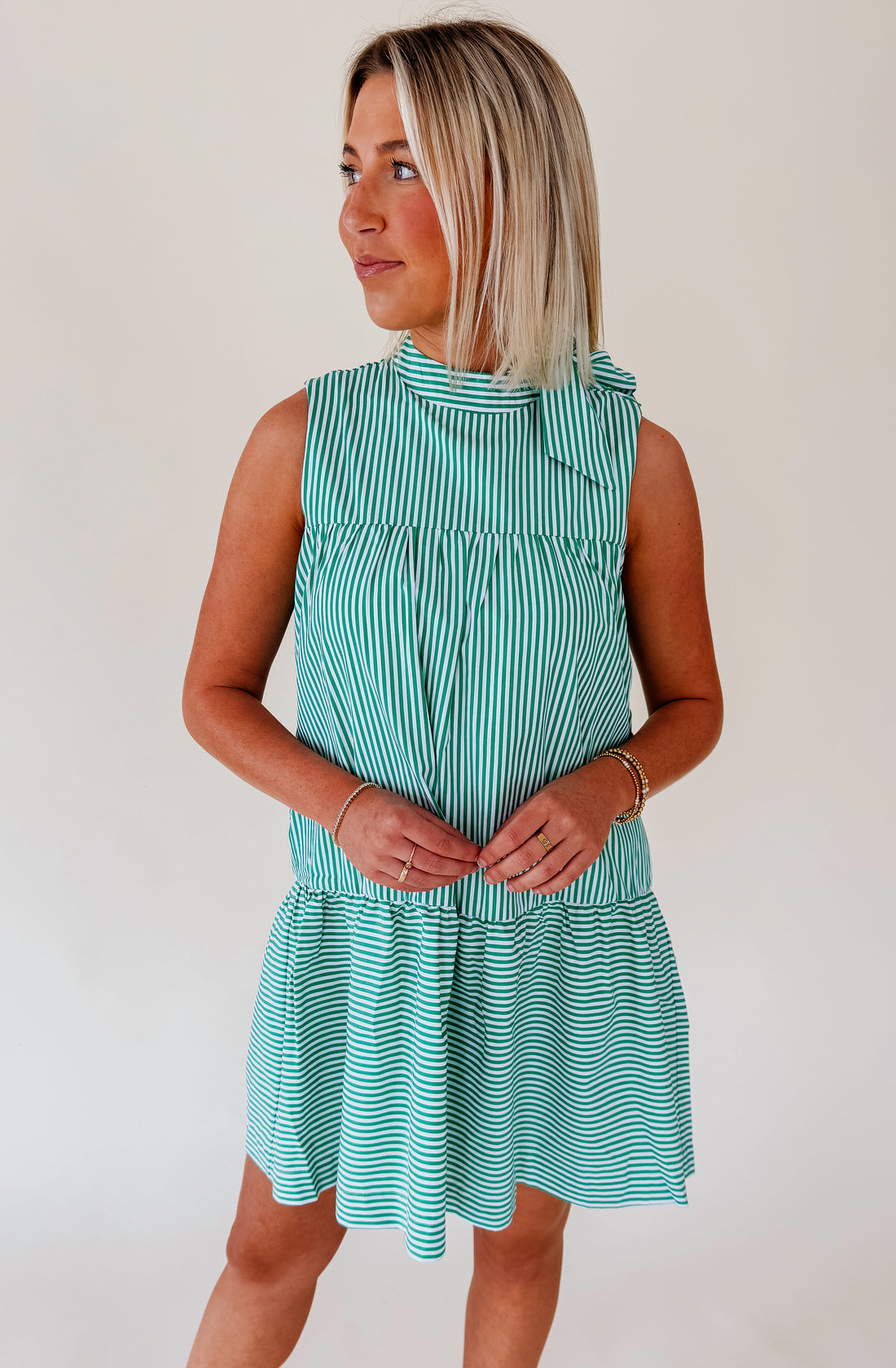 THE KELSON STRIPED DRESS