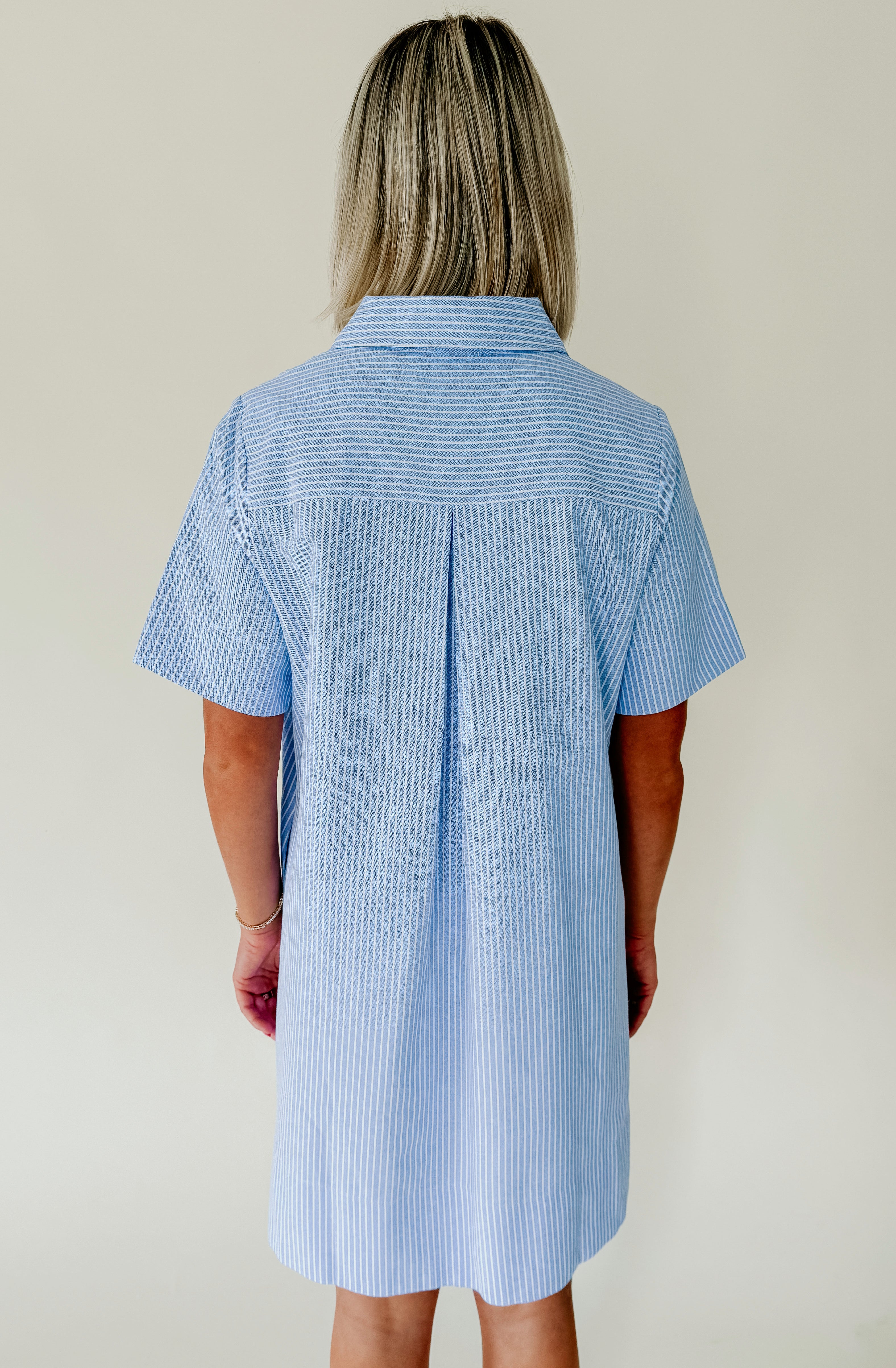 MALIBU STRIPED SHIFT DRESS