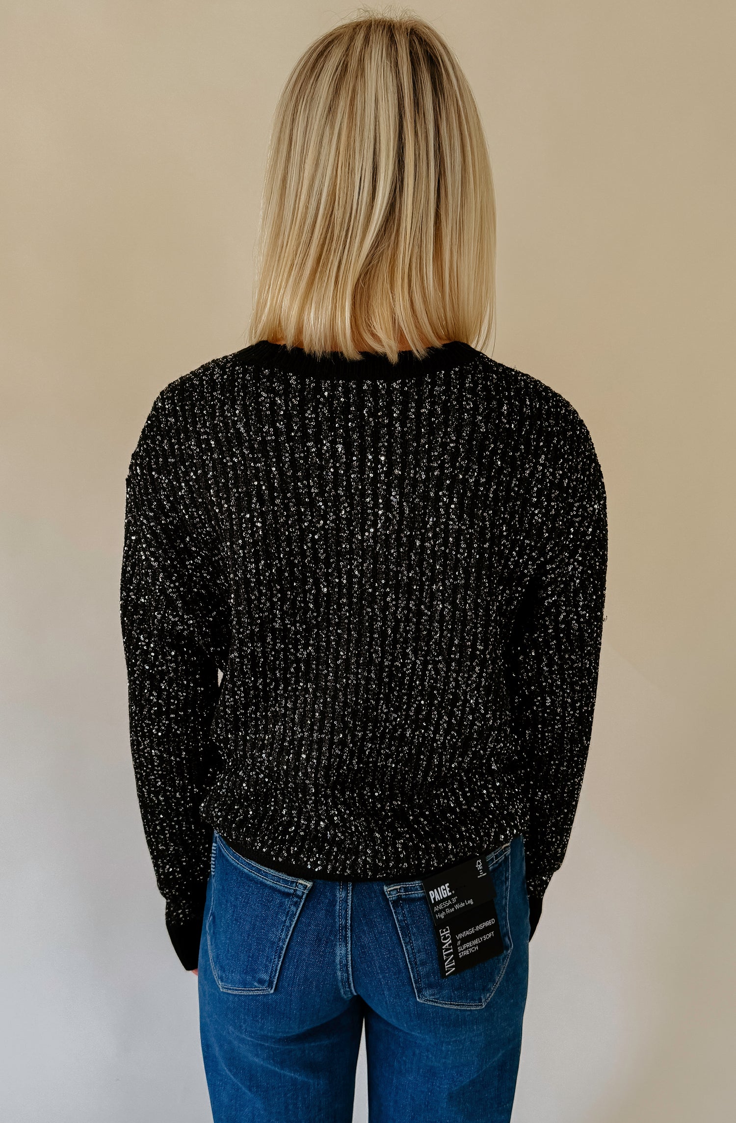 Z SUPPLY GLEAM SEQUIN SWEATER