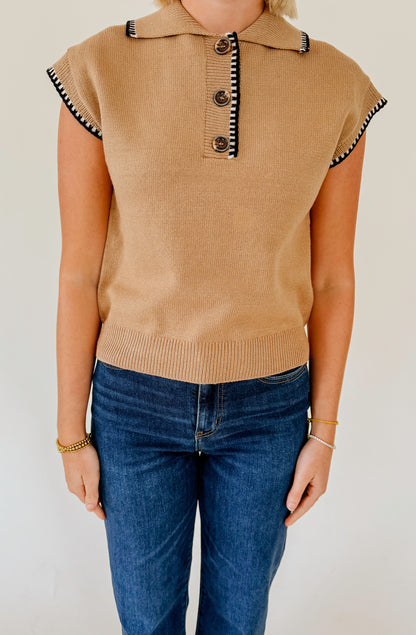 THE CORI SLEEVELESS SWEATER