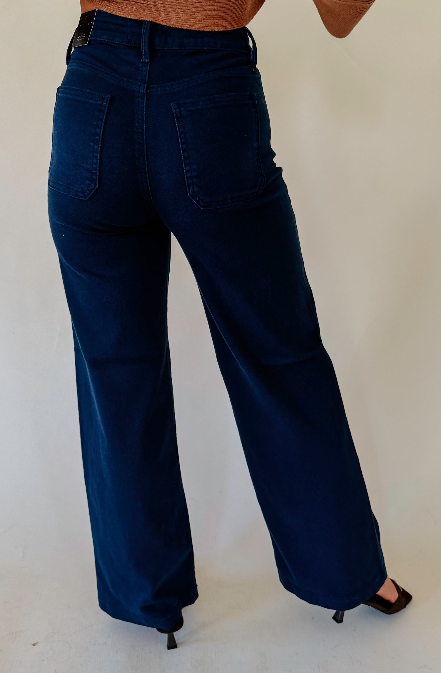 JBD MINI PATCH POCKET WIDE LEG DENIM