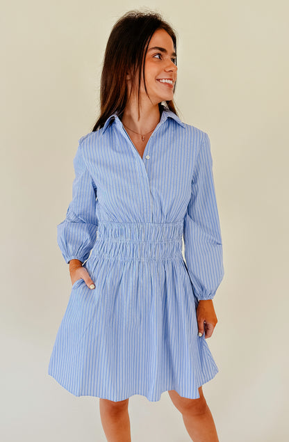 DAY READY STRIPED DRESS