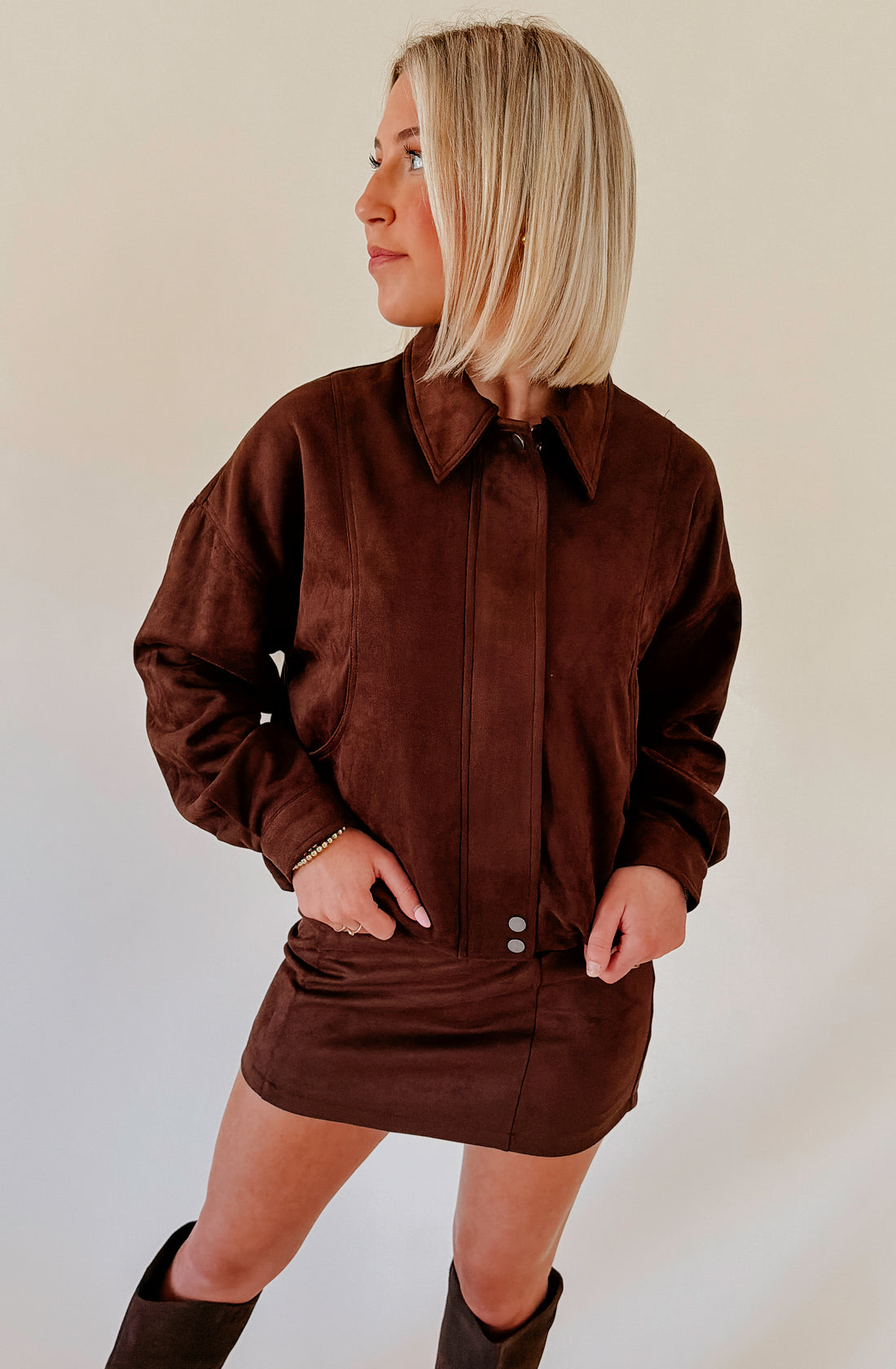 MY WISH SUEDE JACKET