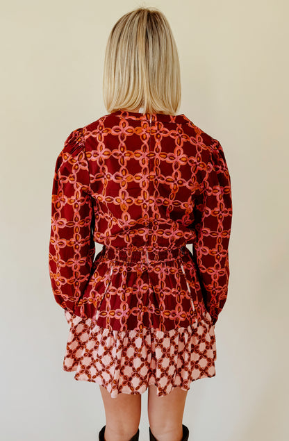 PLAY IT AGAIN MINI DRESS
