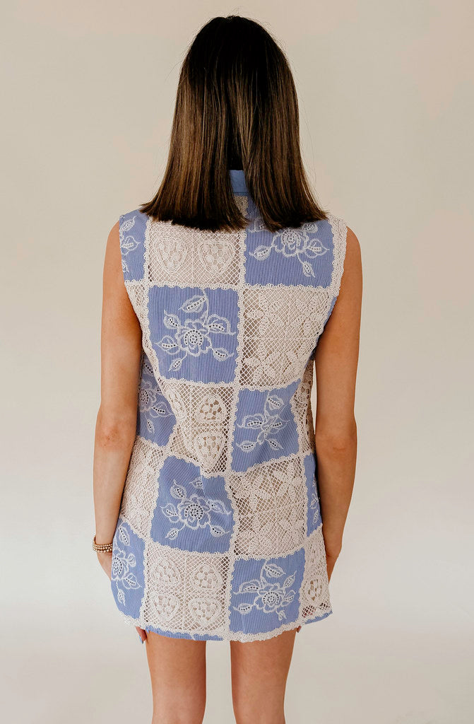 PATCHED TO PERFECTION PATCHWORK DRESS
