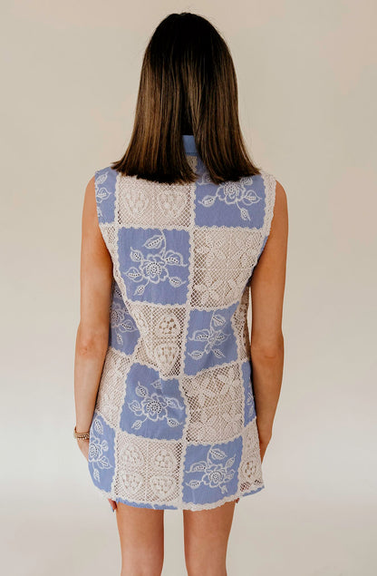 PATCHED TO PERFECTION PATCHWORK DRESS