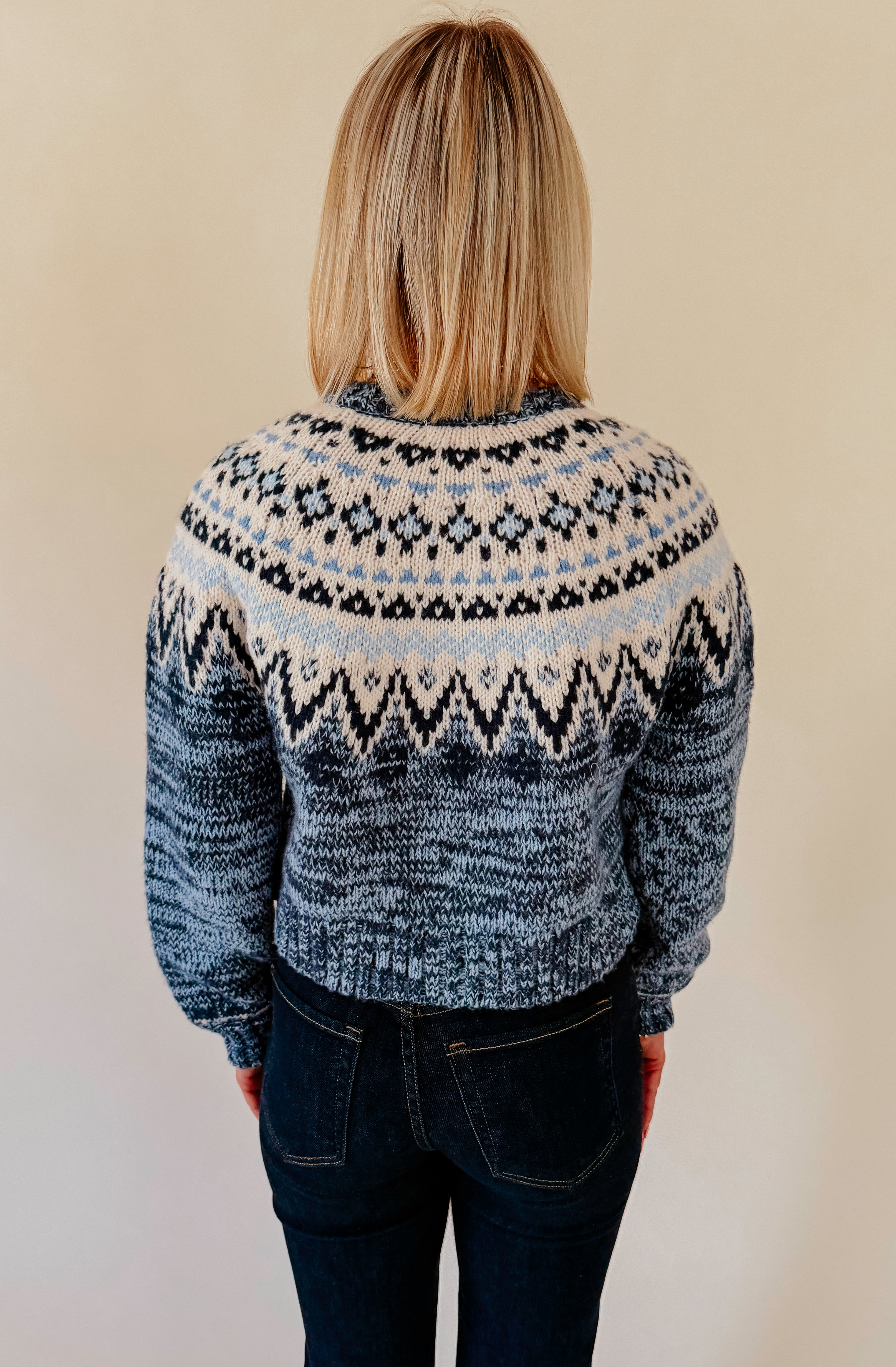Z SUPPLY NORTH SEA FAIRISLE CARDIGAN