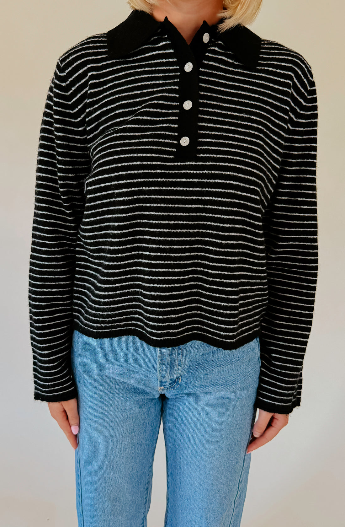 THE EMMY COLLARED SWEATER