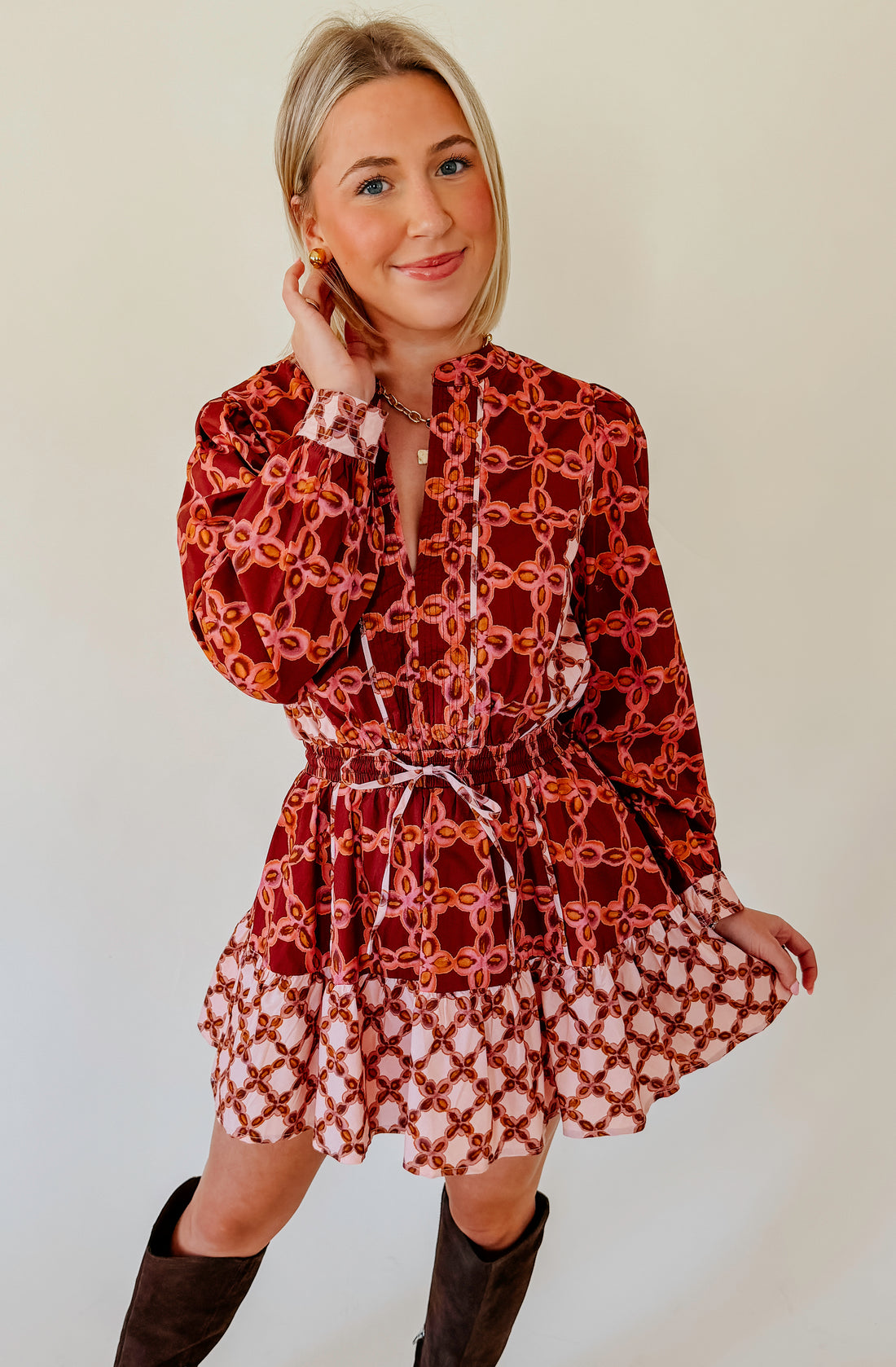 PLAY IT AGAIN MINI DRESS