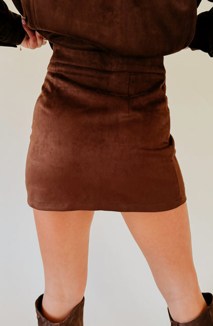 MY WISH SUEDE SKIRT