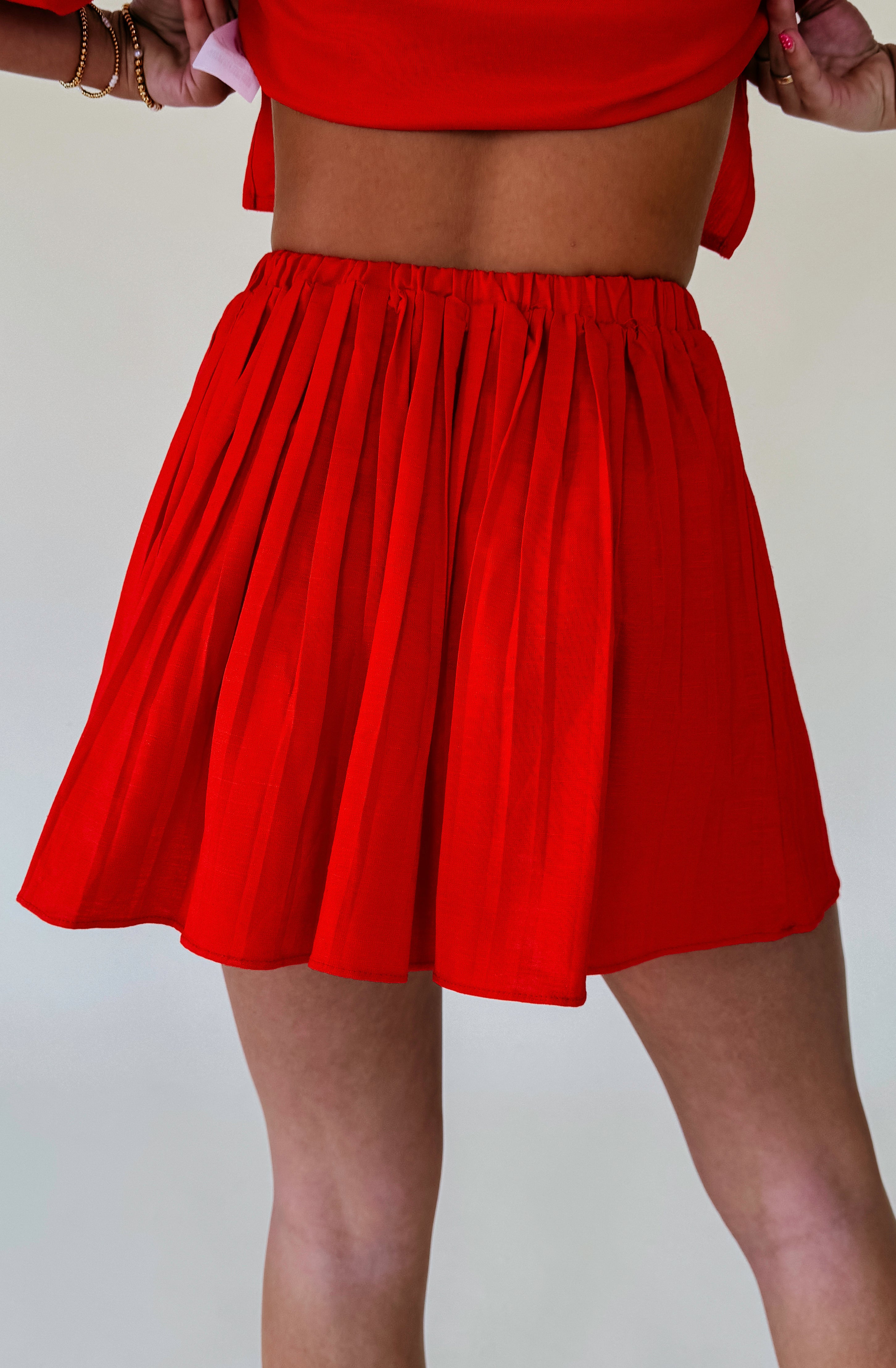 ARIA PLEATED SKIRT