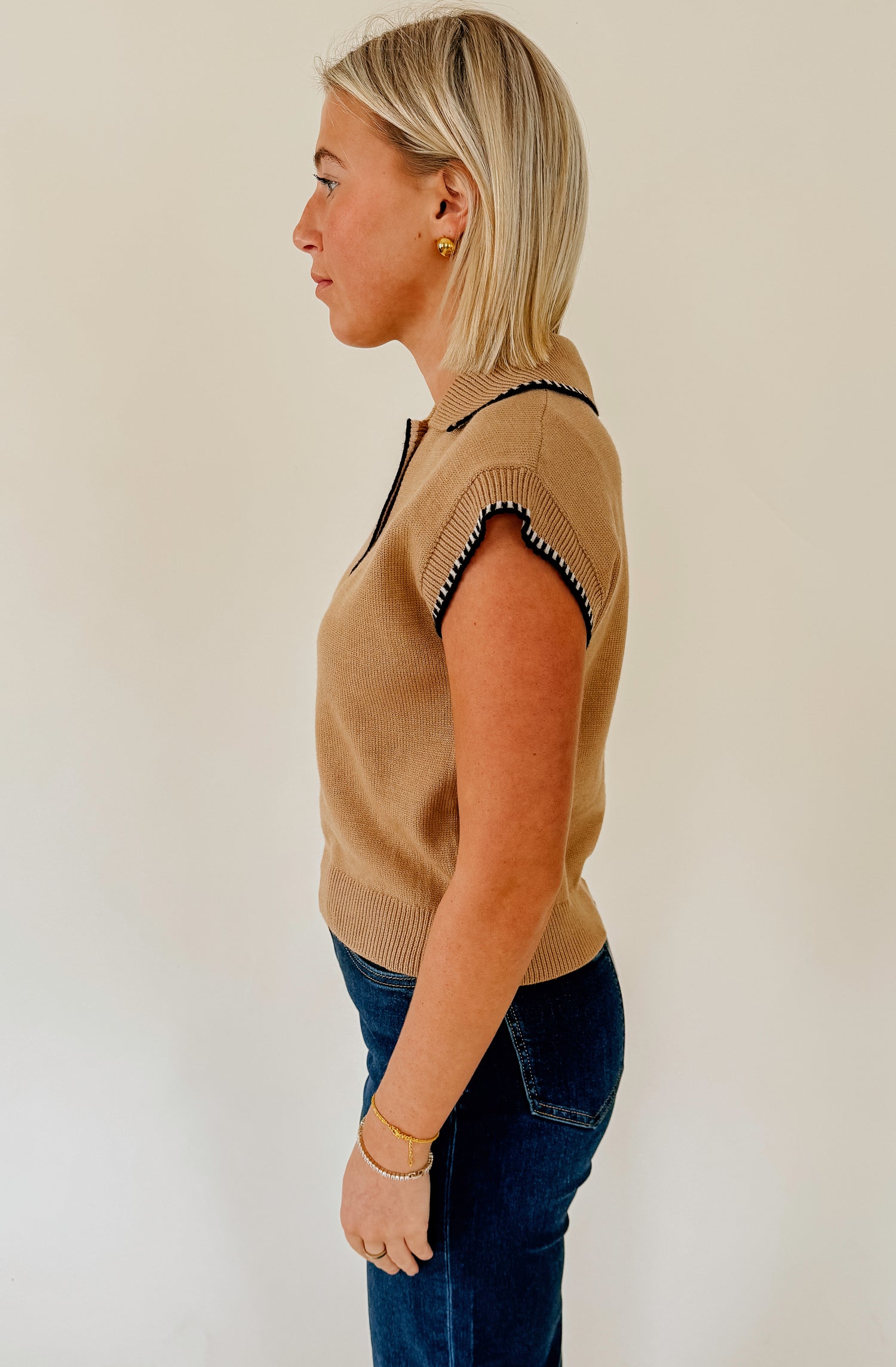 THE CORI SLEEVELESS SWEATER