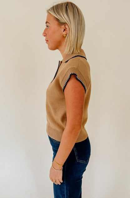 THE CORI SLEEVELESS SWEATER