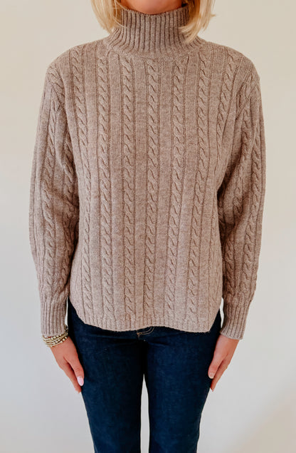 THE BROOKYLN MOCK NECK SWEATER