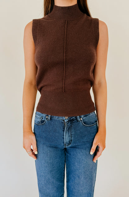 THE BEVERLY MOCK SWEATER TOP