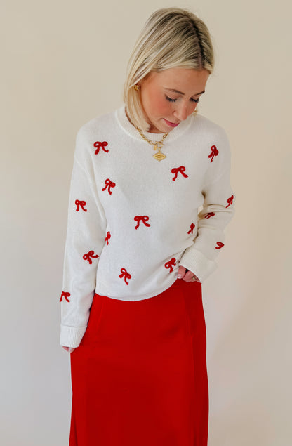 Z SUPPLY TIE THE RIBBON SWEATER