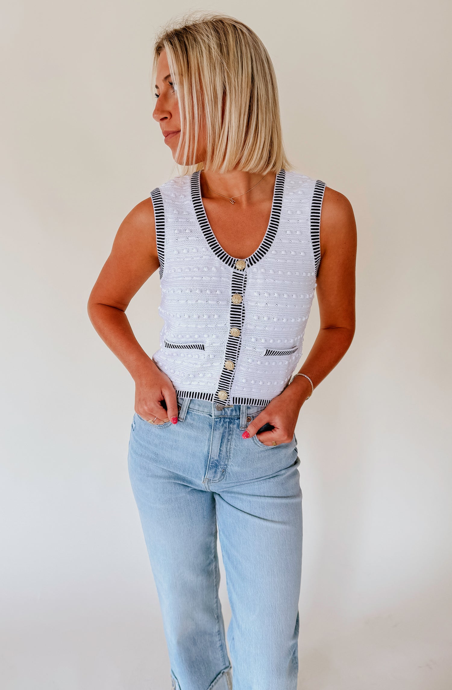 SO NAUTICAL SWEATER VEST