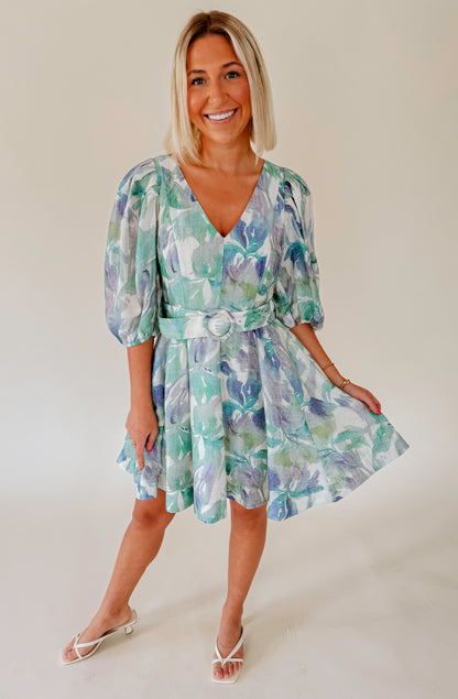 LUCY PARIS ALEXIS BELTED DRESS