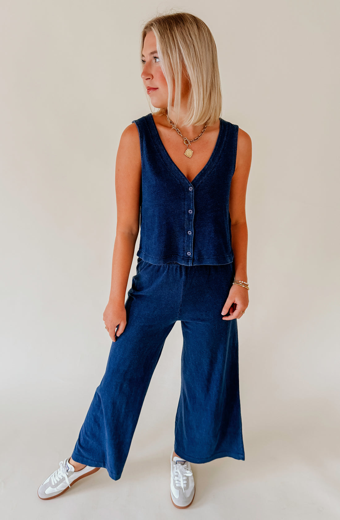 Z SUPPLY SOLACE JERSEY DENIM TOP