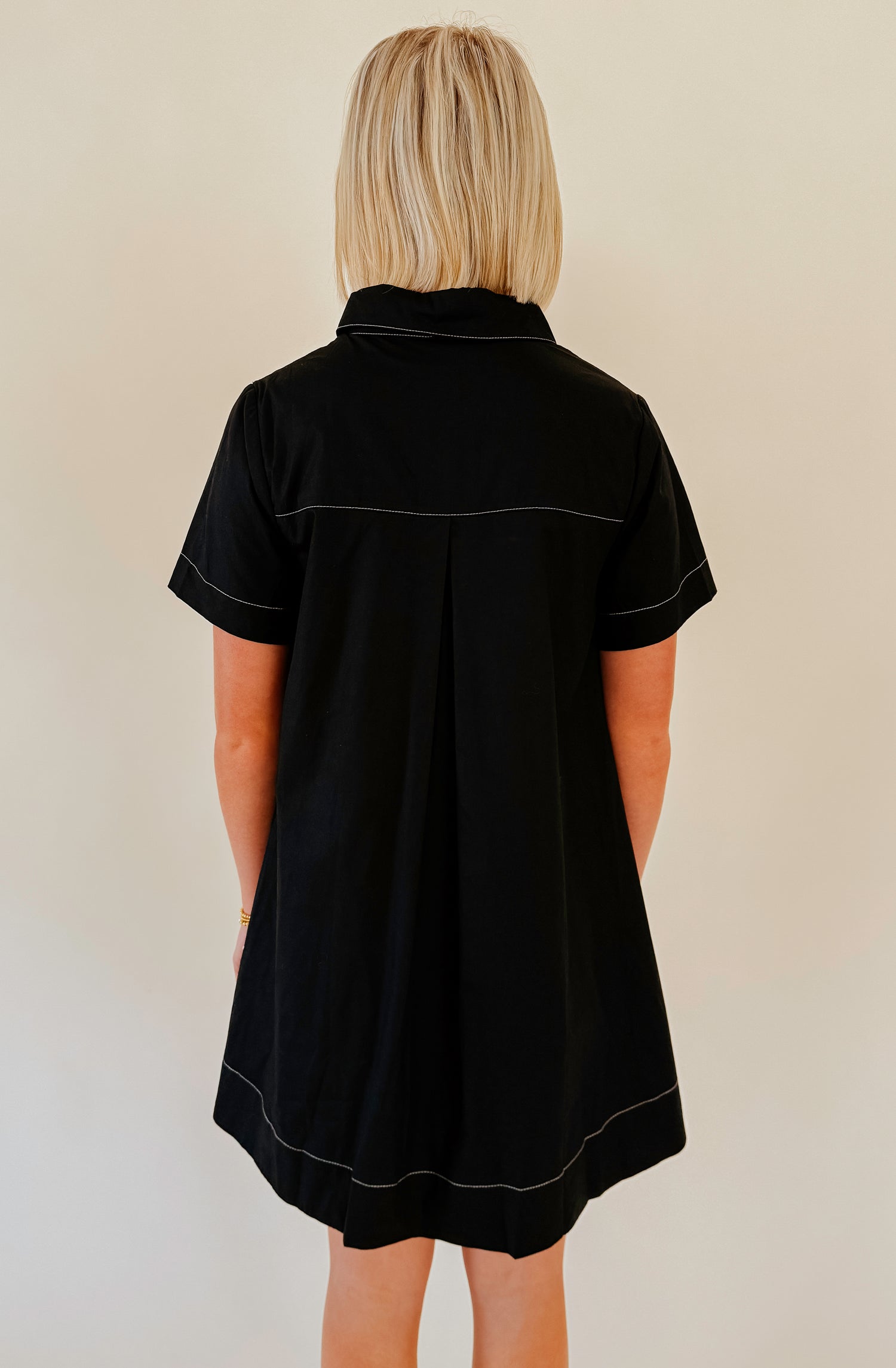 THE ELLA BUTTONED SHIFT DRESS