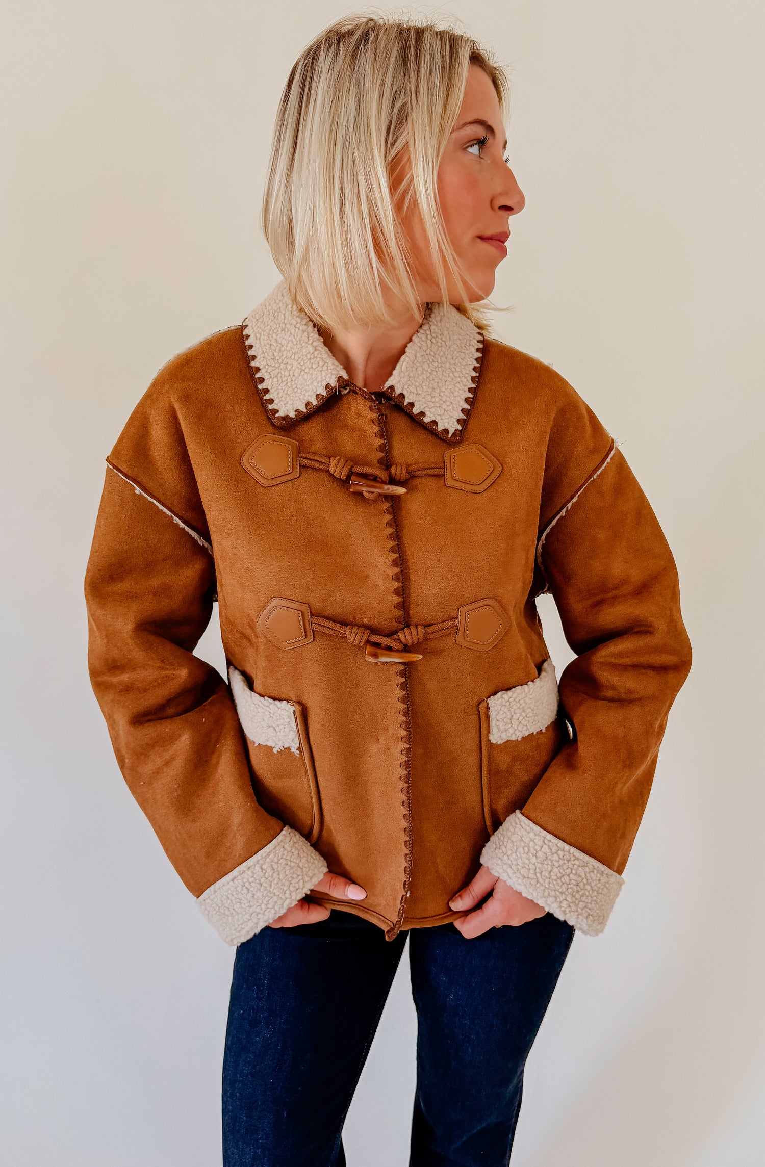 THE HAILEY SHERPA JACKET